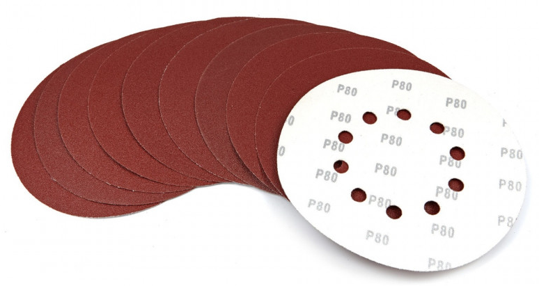 Sada brusných kotoučů 225 mm, 10 ks , hrubost P120 , HYUNDAI
