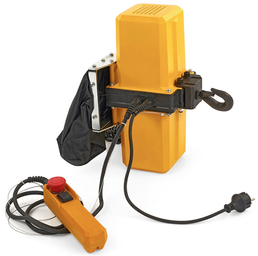 Profesionální elektrický řetězový kladkostroj, naviják 500 kg