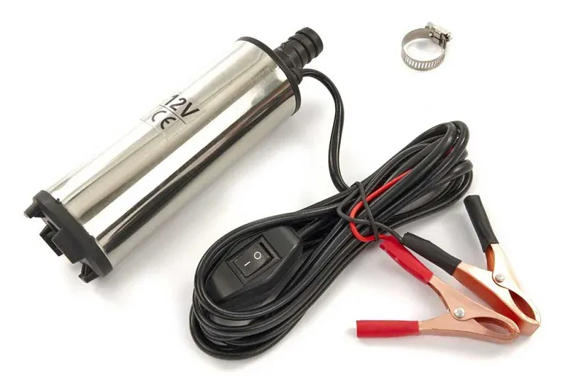 Nerezové ponorné čerpadlo / pumpa na olej, naftu a vodu, 40 W, 12/24 V