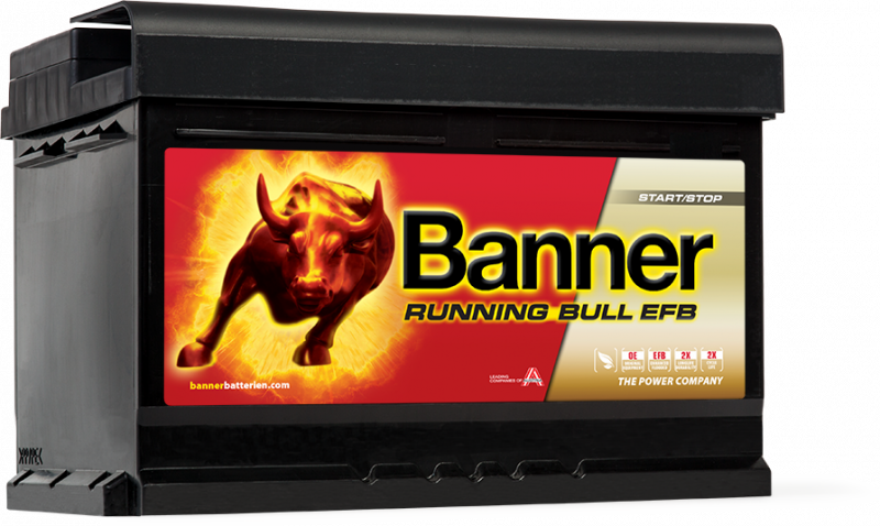Autobaterie Banner Running Bull EFB 565 12, 65 Ah, 12 V