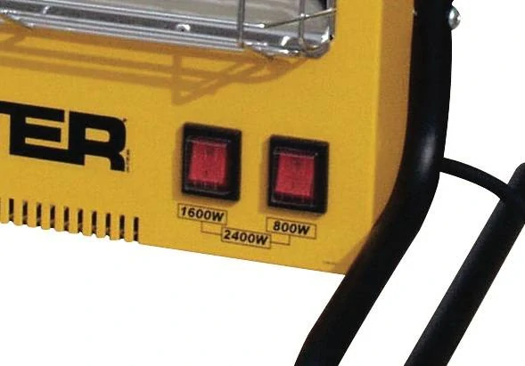 Elektrické infračervené topidlo s max. výkonem 2,4 kW, napětí 230V, TS3A MASTER