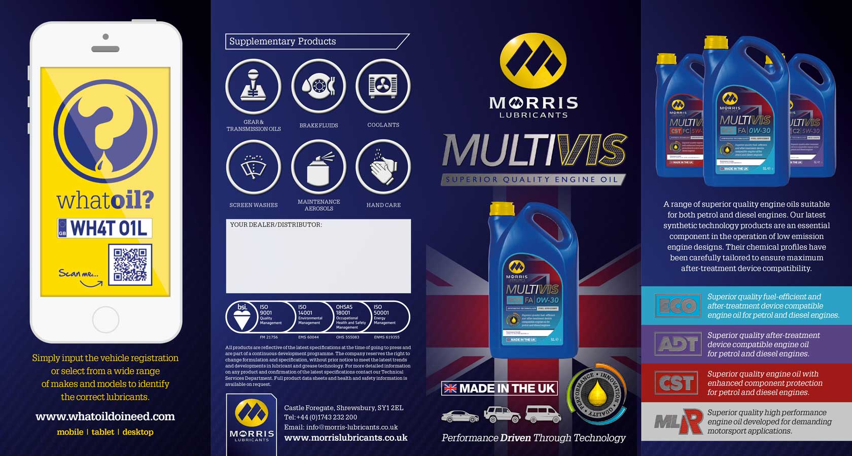 Morris Multivis ECO PC 0W-30, motorový olej , 5l