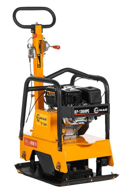 Reverzní - obousměrná vibrační deska 130 kg, benzínový motor, 25 kN, RP 130 HPC Lumag