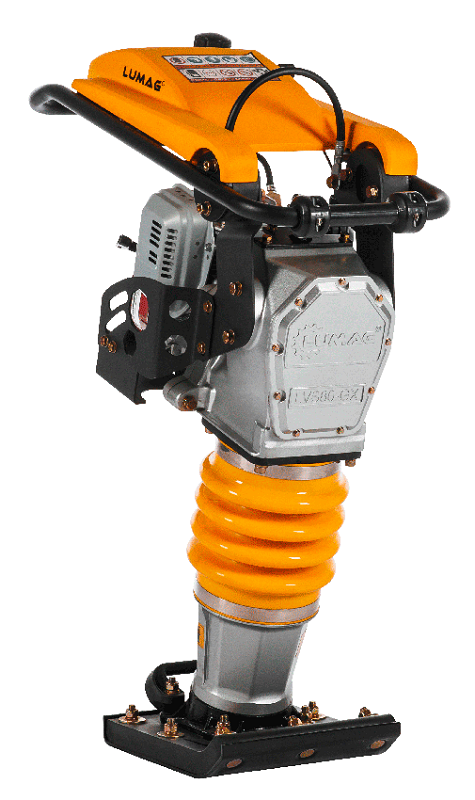 Vibrační pěch, žába, benzínový motor HONDA GX 120, 76 kg, 11,5 kN, LVS 80-GX Lumag