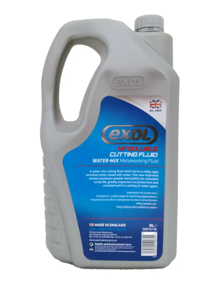 Exol Excelfluid NP, univerzální vodou ředitelná řezná a obráběcí kapalina, emulze, 5l
