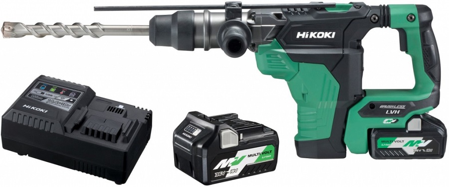 Aku vrtací kombinované kladivo DH36DMA , MULTI VOLT 36V , s bezuhlíkovým motorem , HIKOKI