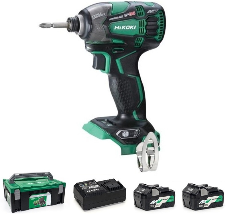 Aku rázový utahovák WH36DB , MULTI VOLT 36V , s bezuhlíkovým motorem , HIKOKI