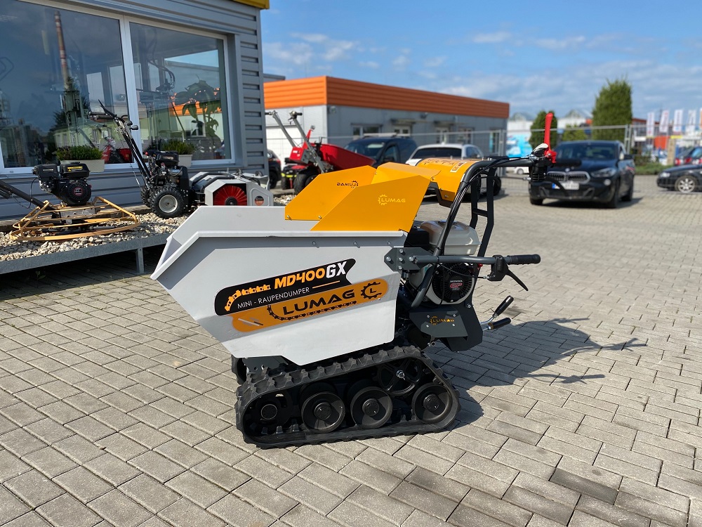 Minidumper pásový MD 400, 4,1 kW, nosnost 400 kg Lumag
