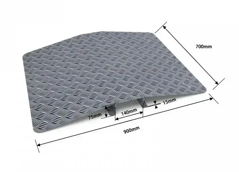 Mobilní přejezdový, prahový můstek, nosnost 250 kg