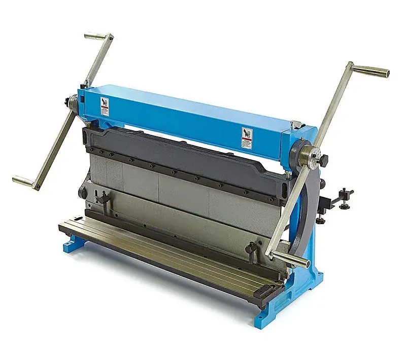 Kombinovaný stroj na plech 760 - nůžky-stáčečka-ohýbačka plechu, 3 v 1, 760 mm, 140 kg