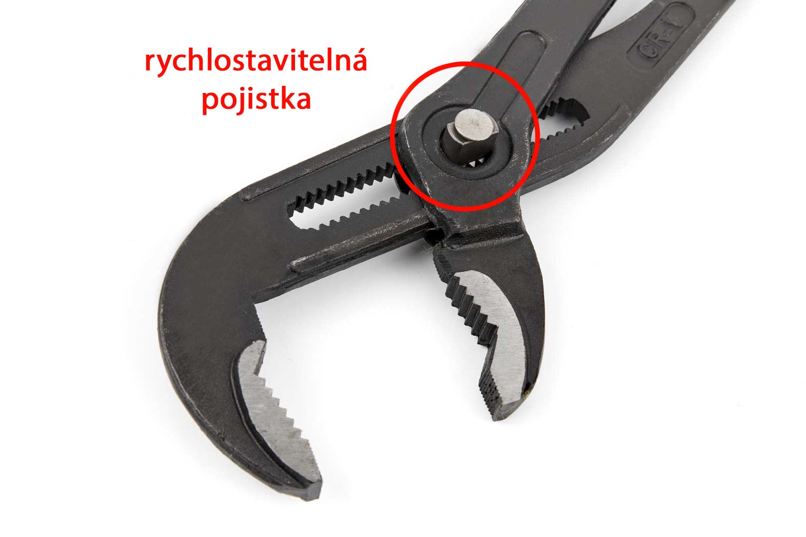 Kleště instalatérské "sika" s pojistkou, 400 mm, máčené rukojeti