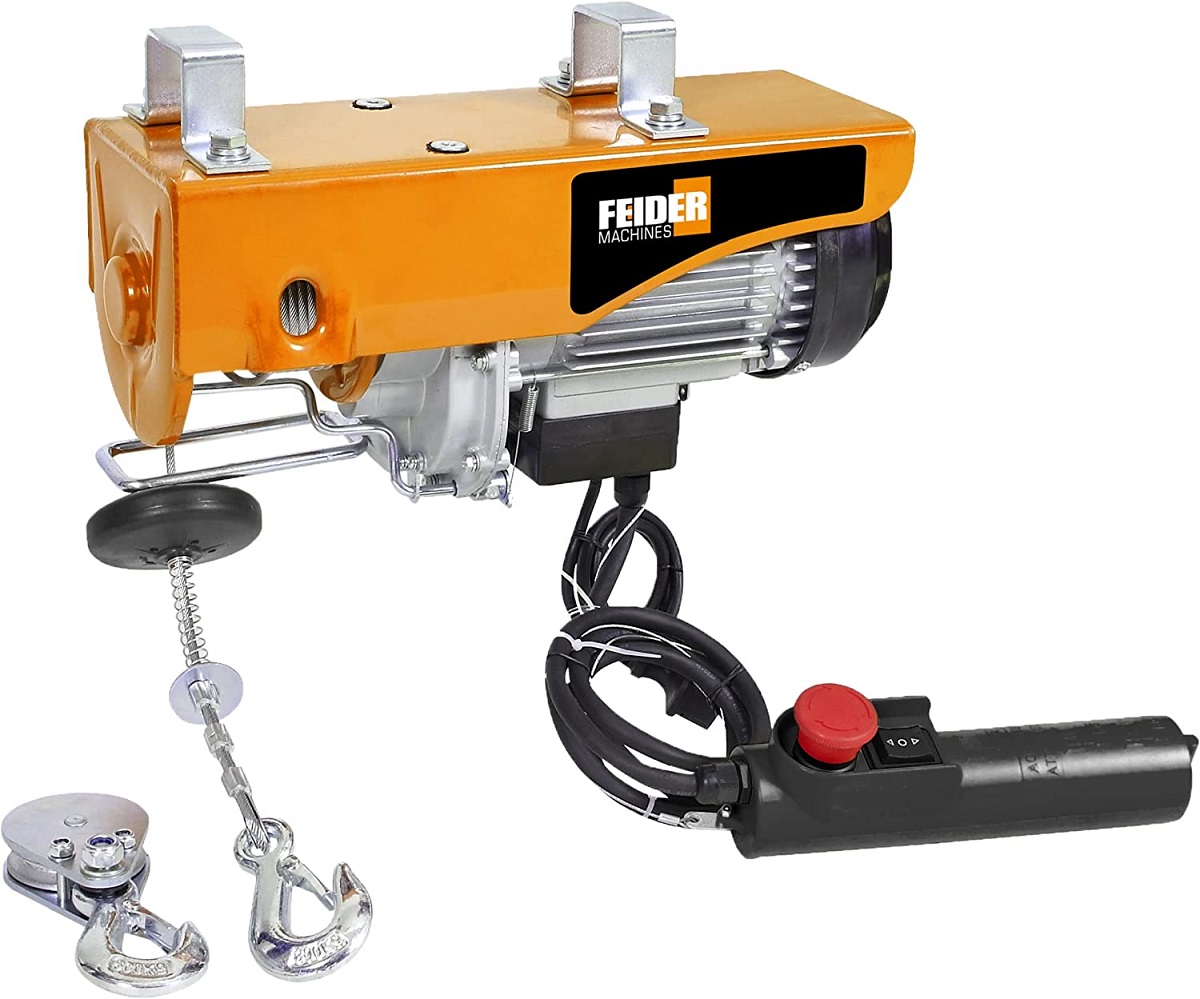 Elektrický kladkostroj, zvedák 200 - 400 kg, 1000 W, 18 m, F1200PA-18-1 FEIDER - VÝPRODEJ