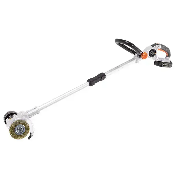 Aku bezdrátový kartáč na čištění spár, odstraňovač plevele, mechu a nečistot, 18V Li-Ion, 1200ot./min., průměr 100mm, bez baterie a nabíječky, MAXXPACK BATAVIA