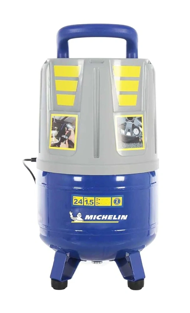 Přenosný, bezolejový, vzduchový kompresor, 10 barů, 24 l, 68 dB, 1,1 kW, 160 l/min., 230V, MICHELIN MXV24