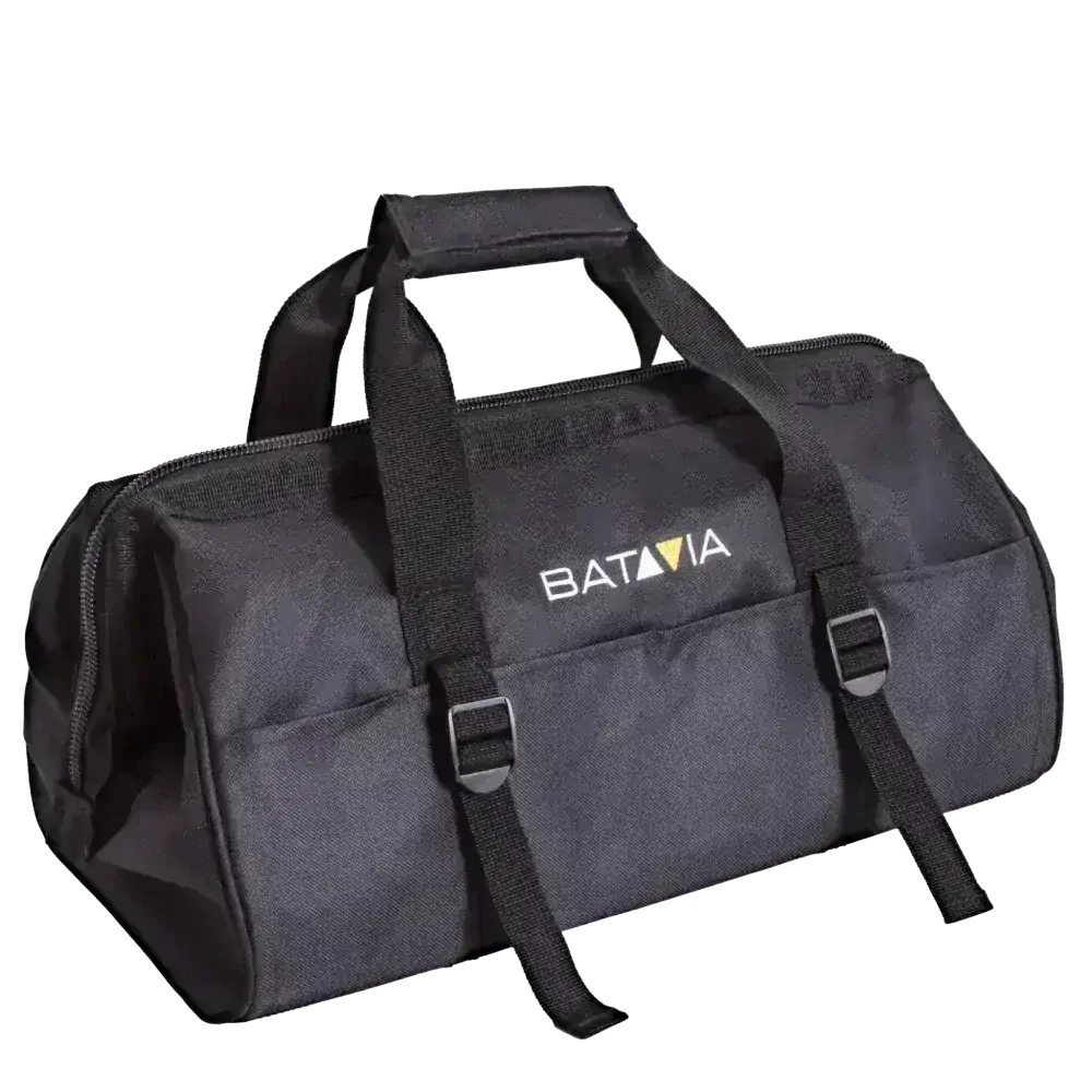 Brašna na nářadí, taška na nářadí s přihrádkami a kapsami, polyester, 32 x 21 x 230 mm, BATAVIA