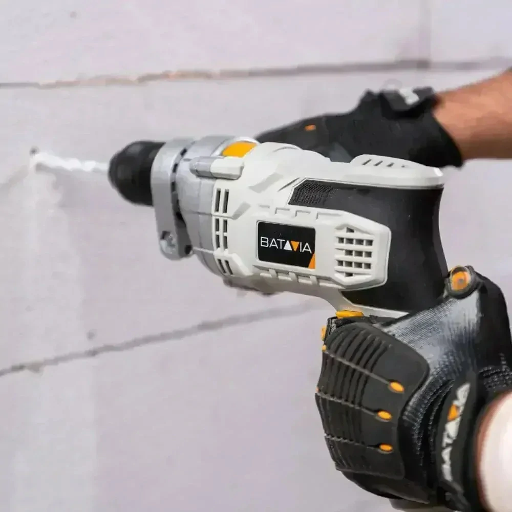 Vrtačka s příklepem 900 W, 230 V, vrtá zdivo, měkký beton, kov, dřevo a další, příklep 0 až 48.000 min-1, MAXXSERIES BATAVIA