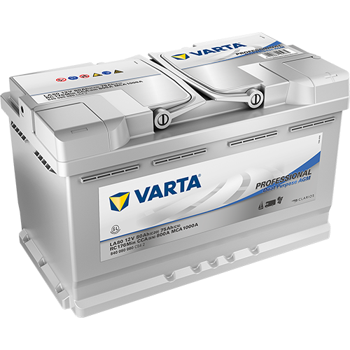 Trakční baterie VARTA Professional Dual Purpose AGM 80 Ah / 840080 / LA 80