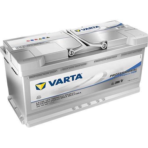 Trakční baterie VARTA Professional Dual Purpose AGM 105 Ah / 840105 / LA 105
