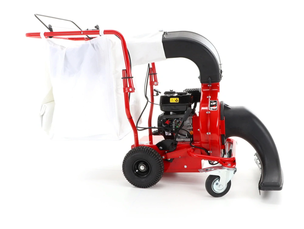 Vysavač listí, benzínový vysavač listí, vysavač na odpad, s pojezdem, záběr 80 cm, 240 l sběrný vak, benzínový motor 6 HP, WB LV506C Weibang