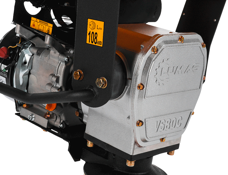 Vibrační pěch, žába, benzínový motor, 78 kg, 12 kN VS 80 C Lumag