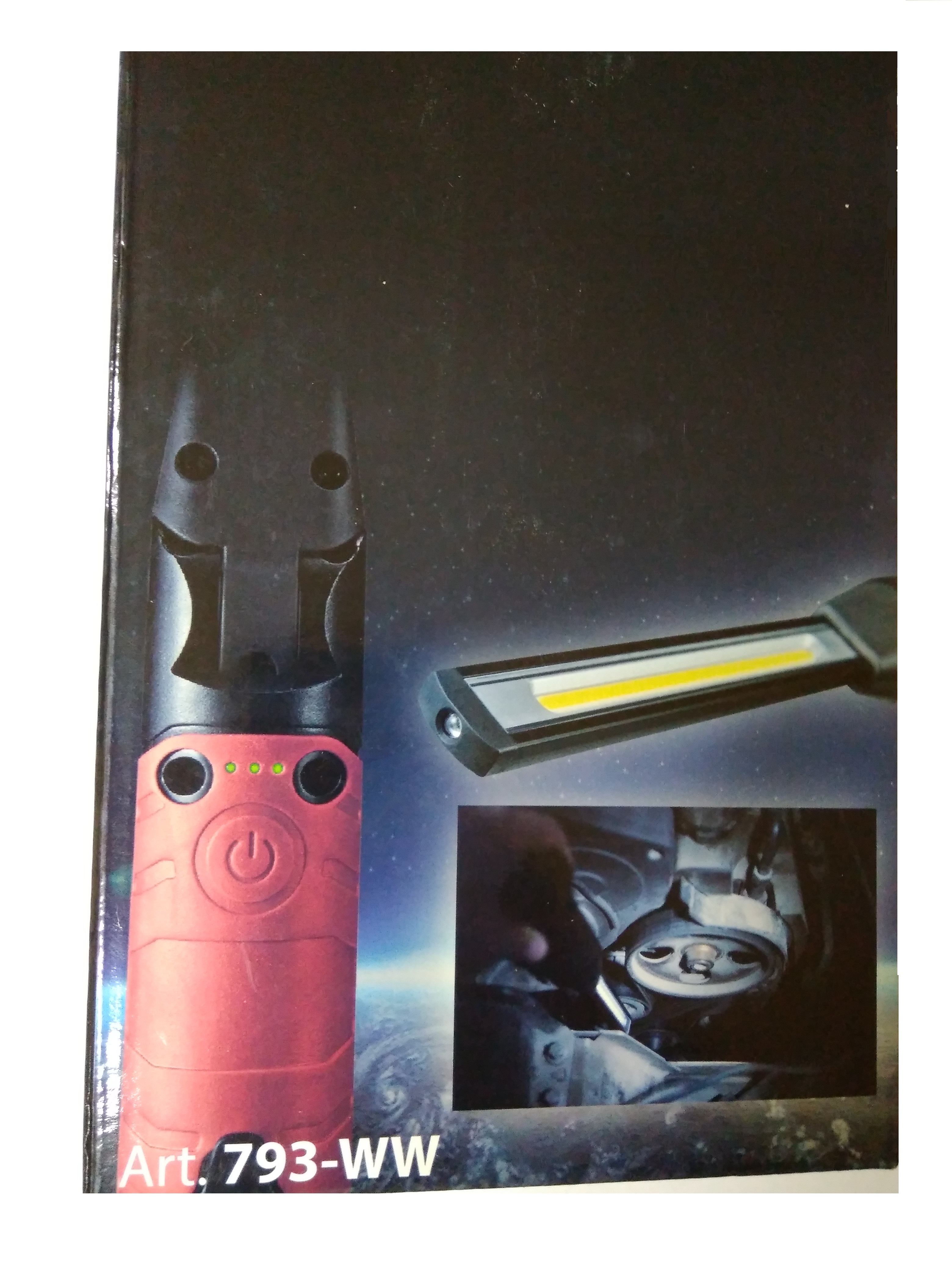 Úzké multifunkční pracovní LED světlo, 6W , WELZH