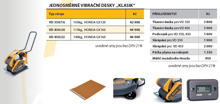 Páčka plynu na rukojeti pro vibrační desky VD 350 a 450 KLASIK , NTC