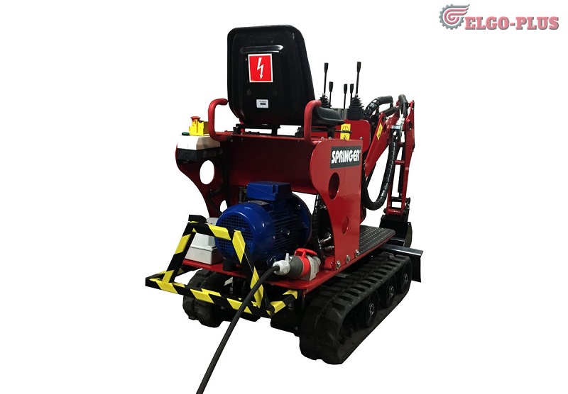 Mikrobagr , minirypadlo SPRINGER-E , 450 kg , 360 rotace, Elgo Plus