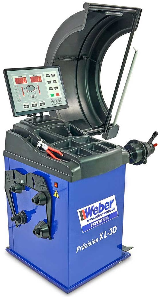 Vyvažovačka pneumatik XL 3D, pro auta a dodávky, Weber