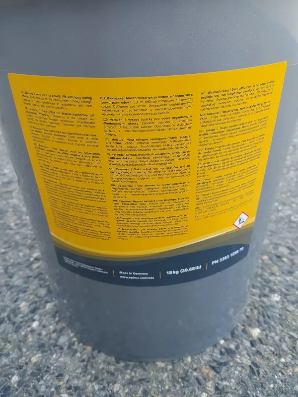 Mazivo, vazelína pro hydraulická demoliční kladiva 18 kg, Chisel Paste, Epiroc / Atlas Copco