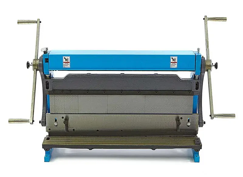 Kombinovaný stroj na plech 760 - nůžky-stáčečka-ohýbačka plechu, 3 v 1, 760 mm, 140 kg