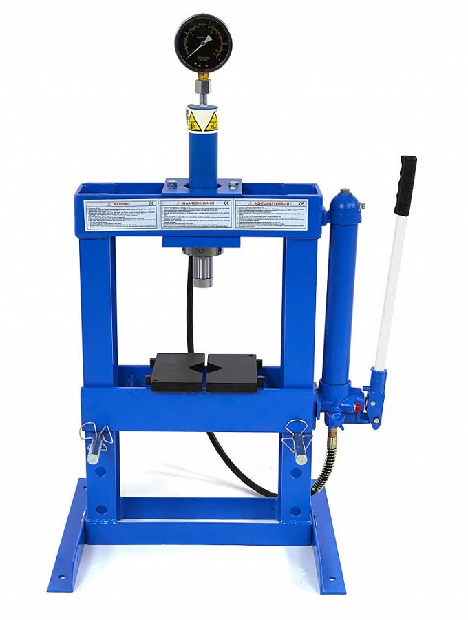 10 t rámový dílenský hydraulický lis, 50 kg
