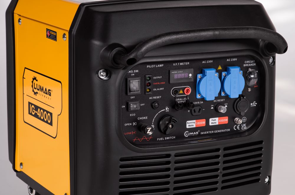Elektrocentrála, Invertorový benzínový generátor 4 kW, 4-taktní motor IG-4000 Lumag