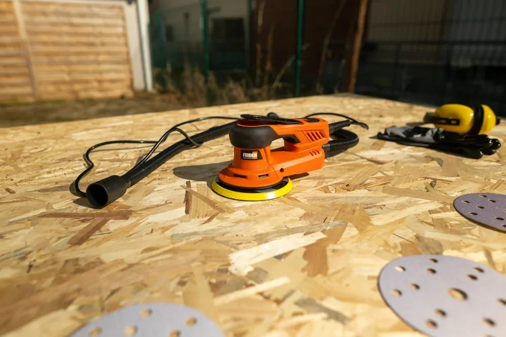 Excentrická bruska 350 W, průměr 150 mm, bezuhlíkový motor FPO350B FEIDER - VÝPRODEJ
