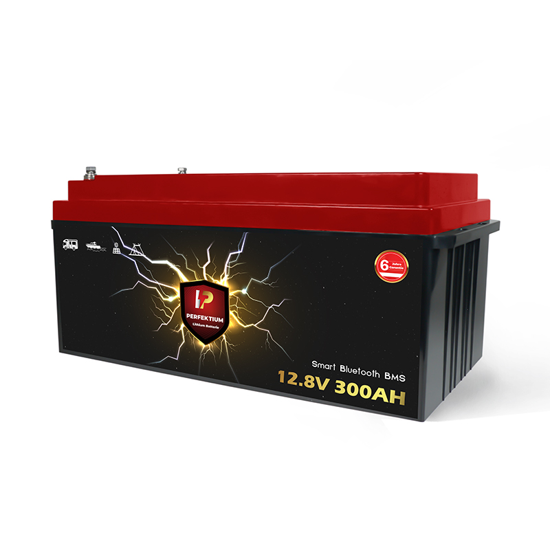 Trakční baterie 300 Ah, 12,8 V, Perfektium LiFePo4 Lithium, přes 4000 cyklů, 6 let záruka, se Smart BMS, Bluetooth a vyhřívací fólií, PF-12.8V 300Ah Perfektium