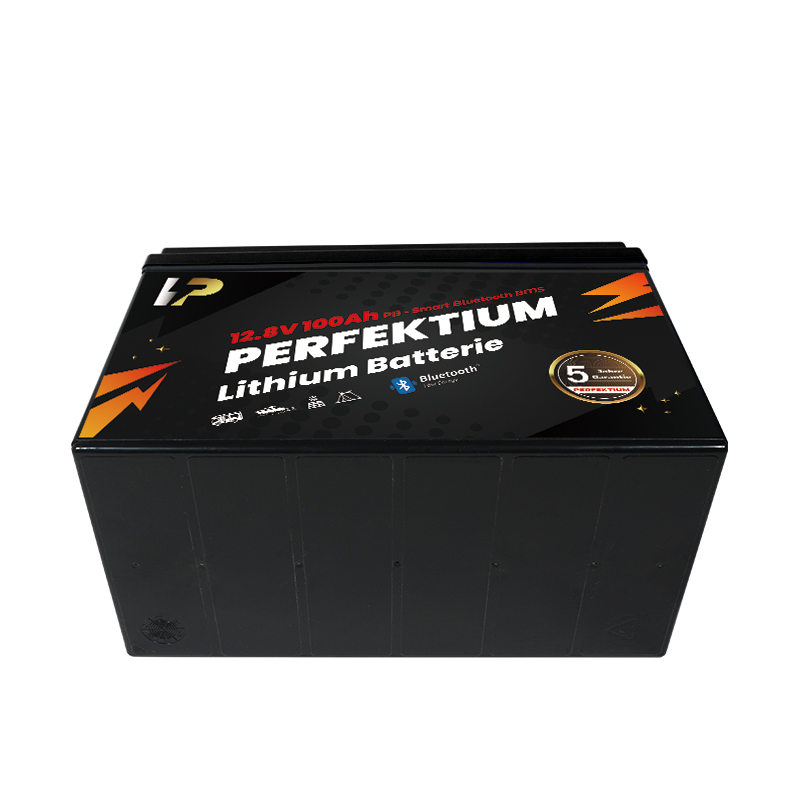 Trakční baterie 100 Ah, 12,8 V, Perfektium LiFePo4 Lithium, přes 3000 cyklů, 5 let záruka, s vestavěným Smart BMS, Bluetooth, PB-12.8V 100Ah Perfektium