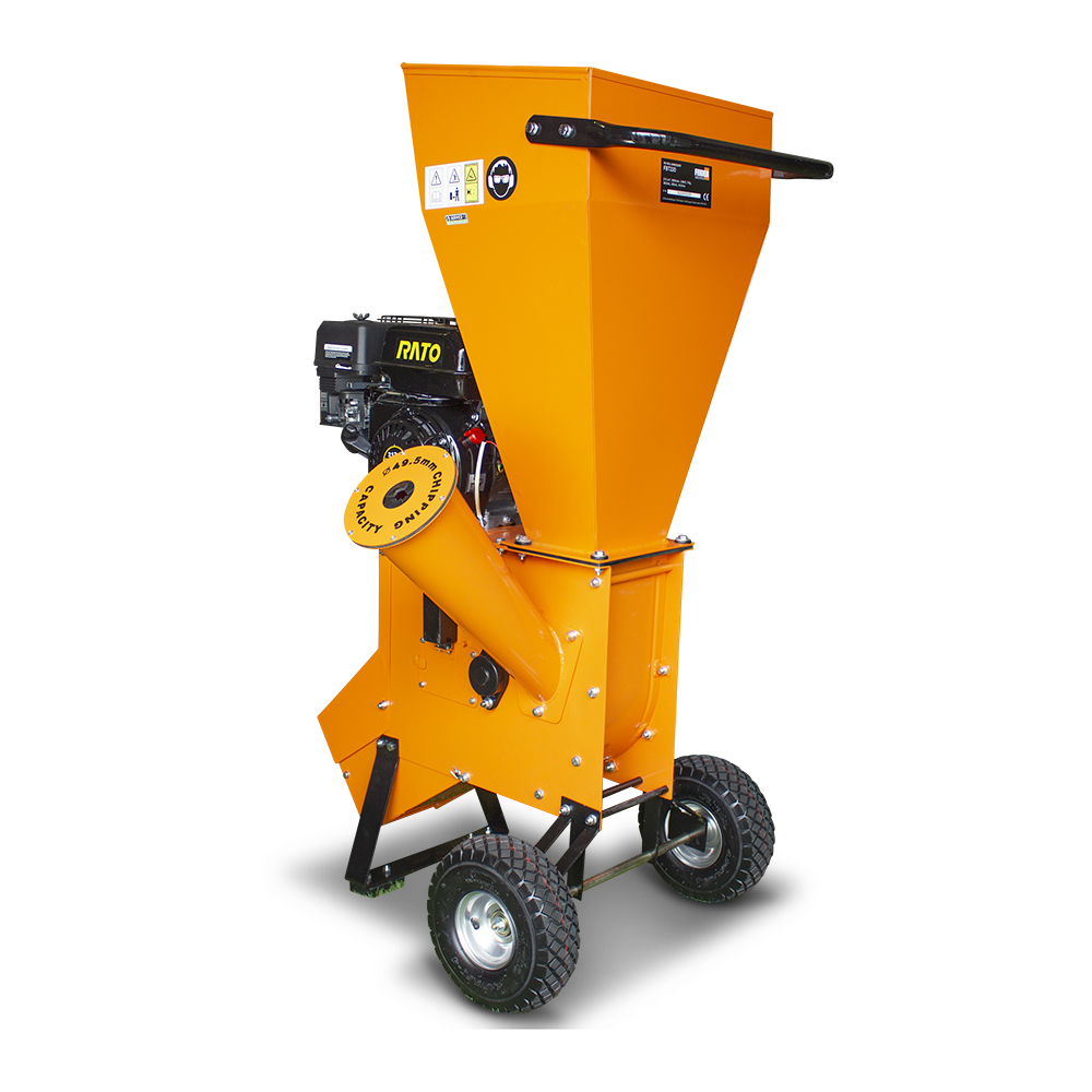Štěpkovač, drtič větví, benzínový motorový drtič, 4,5 kW, do průměru max. 4,9 cm, FBT220 FEIDER