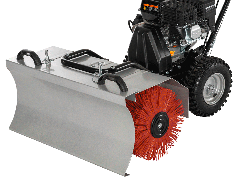 Motorový kartáč Lumag KM 800 - ZDARMA radlice na sníh a box-koš na nečistoty