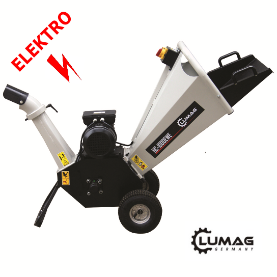 Štěpkovač dřeva, drtič větví a listí, elektrický, RAMBO HC10 E Lumag