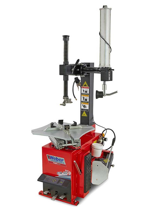 Vyvažovačka a zouvačka auto pneumatik 10" - 24", profi serie, sada 180 kg + 130 kg, Weber