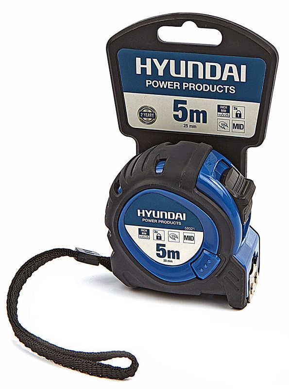 Svinovací metr 5 m se třemi brzdami HYUNDAI