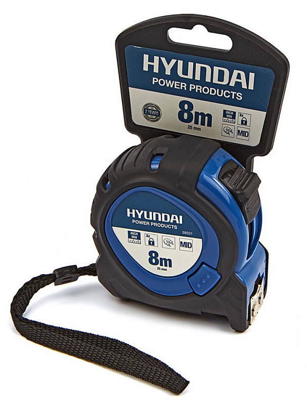 Svinovací metr 8 m se třemi brzdami HYUNDAI