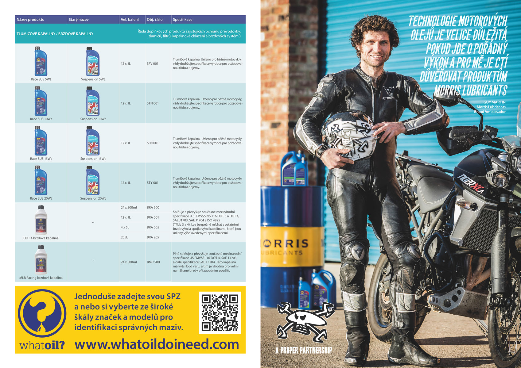 Morris Race Performance 2T, olej do benzínu pro dvoutaktní motocyklové motory road/race, 1l