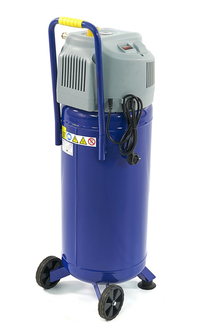 Bezolejový, vertikální, přímo hnaný kompresor, 8 barů, 50 l, 1,5 kW, 220 l/min, 230V, MICHELIN MVX 50/2