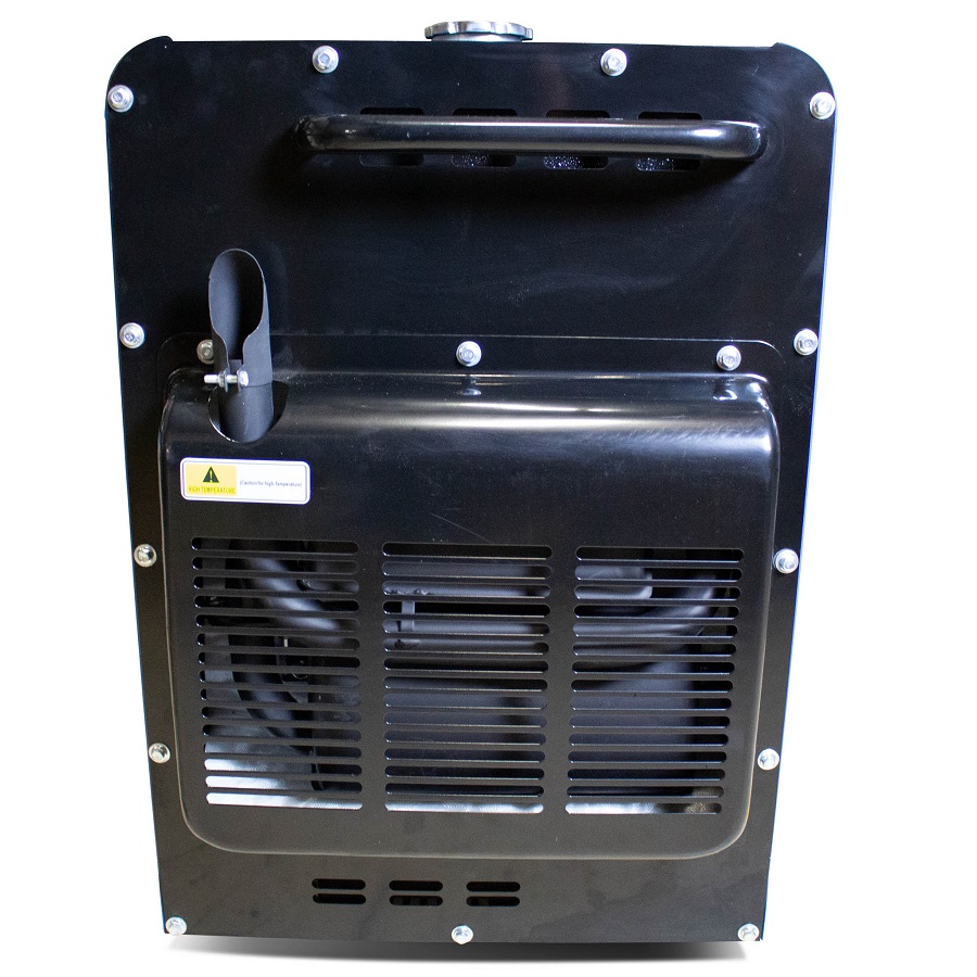 Třífázový dieslový generátor, elektrocentrála 6,5 kW, AVR, elektrický start HDG6500T HYUNDAI