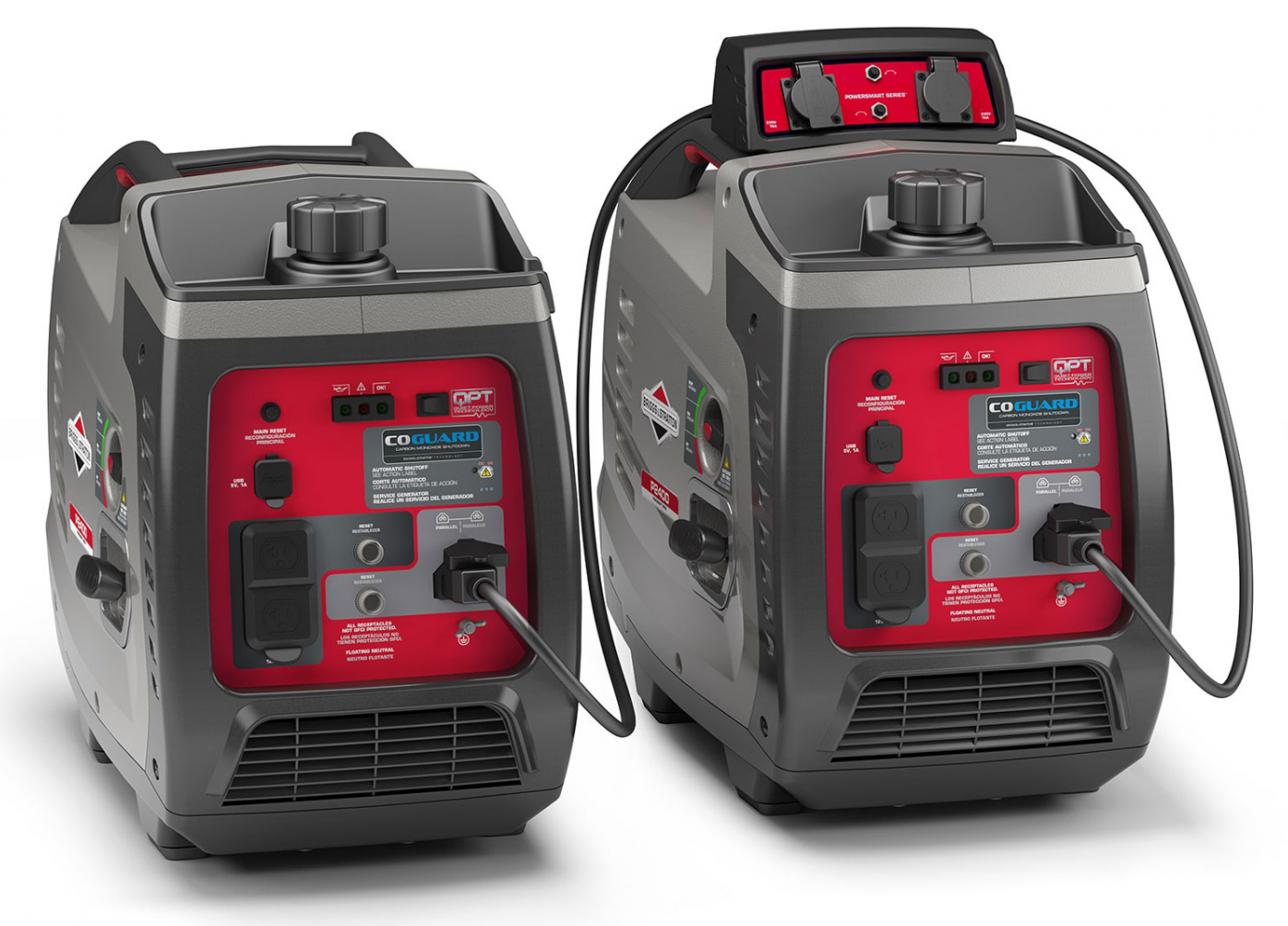 Elektrocentrála, Invertorový benzínový generátor, 2,4 kVA P2400 PowerSmart, motor BRIGGS&STRATTON MEDVED