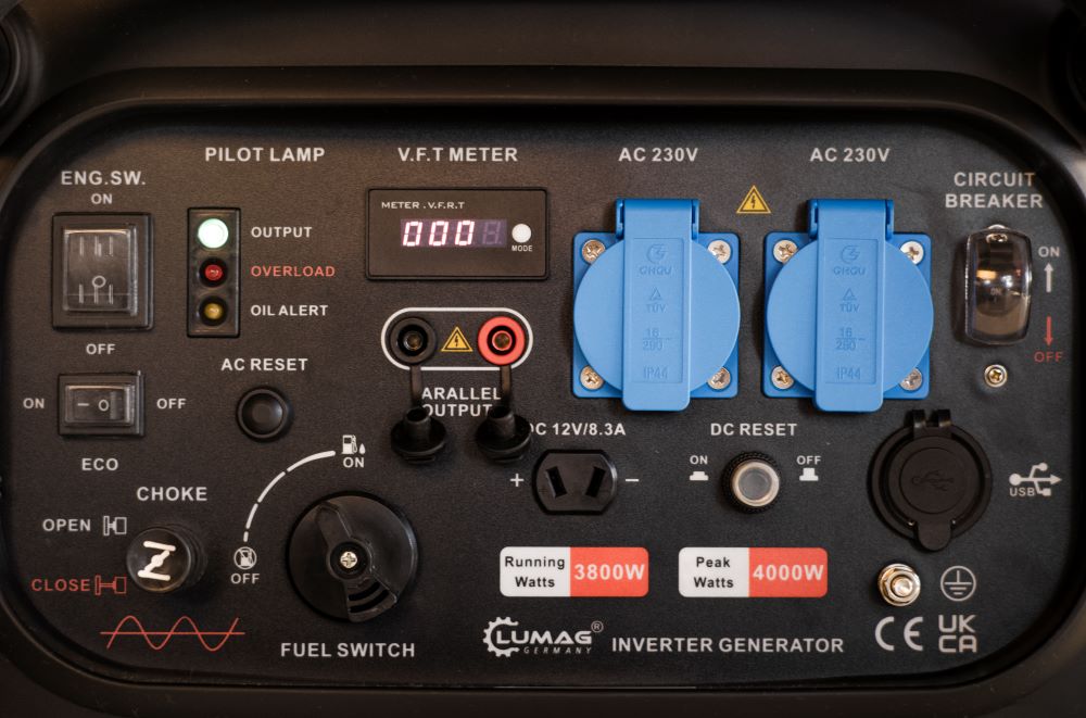 Elektrocentrála, Invertorový benzínový generátor 4 kW, 4-taktní motor IG-4000 Lumag