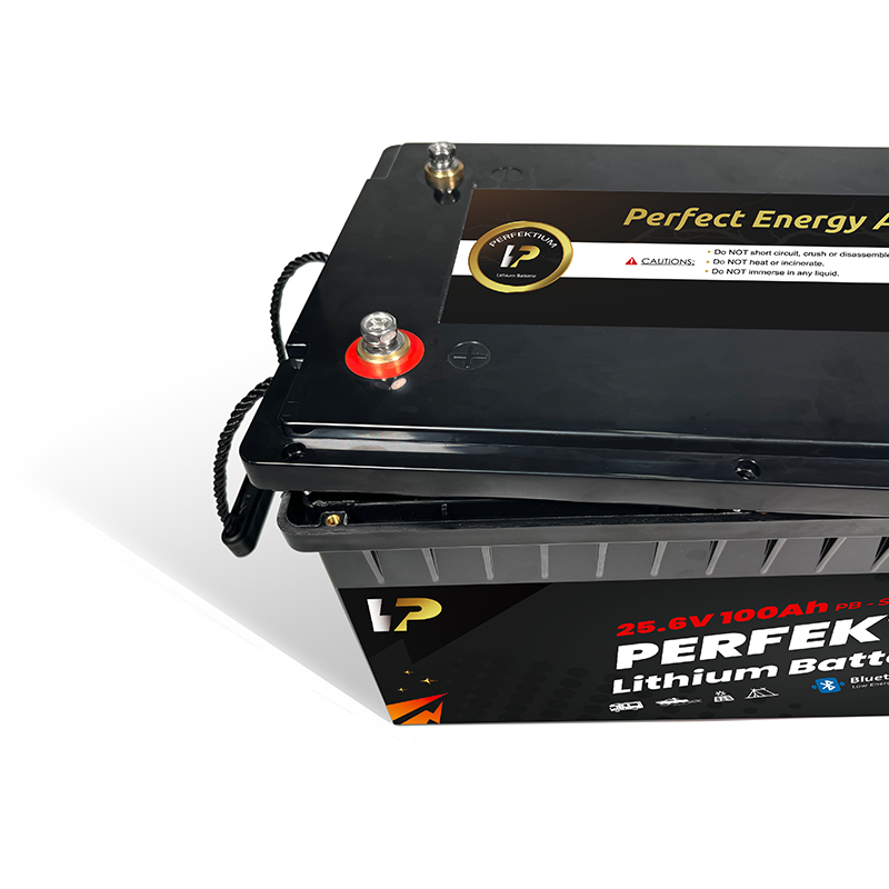 Trakční baterie 100 Ah, 25,6 V, Perfektium LiFePo4 Lithium, přes 3000 cyklů, 5 let záruka, s vestavěným Smart BMS, Bluetooth, PB-25.6V 100Ah Perfektium