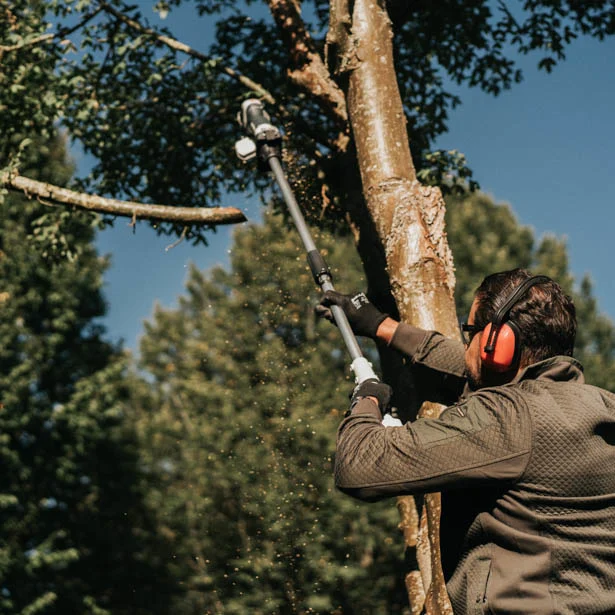 Prodlužovací řezací hřídel 124cm pro AKU elektrické bezdrátové řetězové pily, jednoruční pilky NEXXSAW V2 BATAVIA