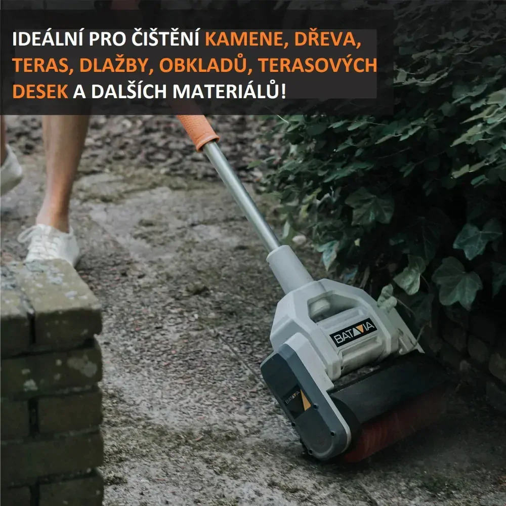 Univerzální elektrický kartáčový čistič povrchů, rotační kartáč, 230 V, výkon 1.020 W, multikartáč MAXXBRUSH BATAVIA