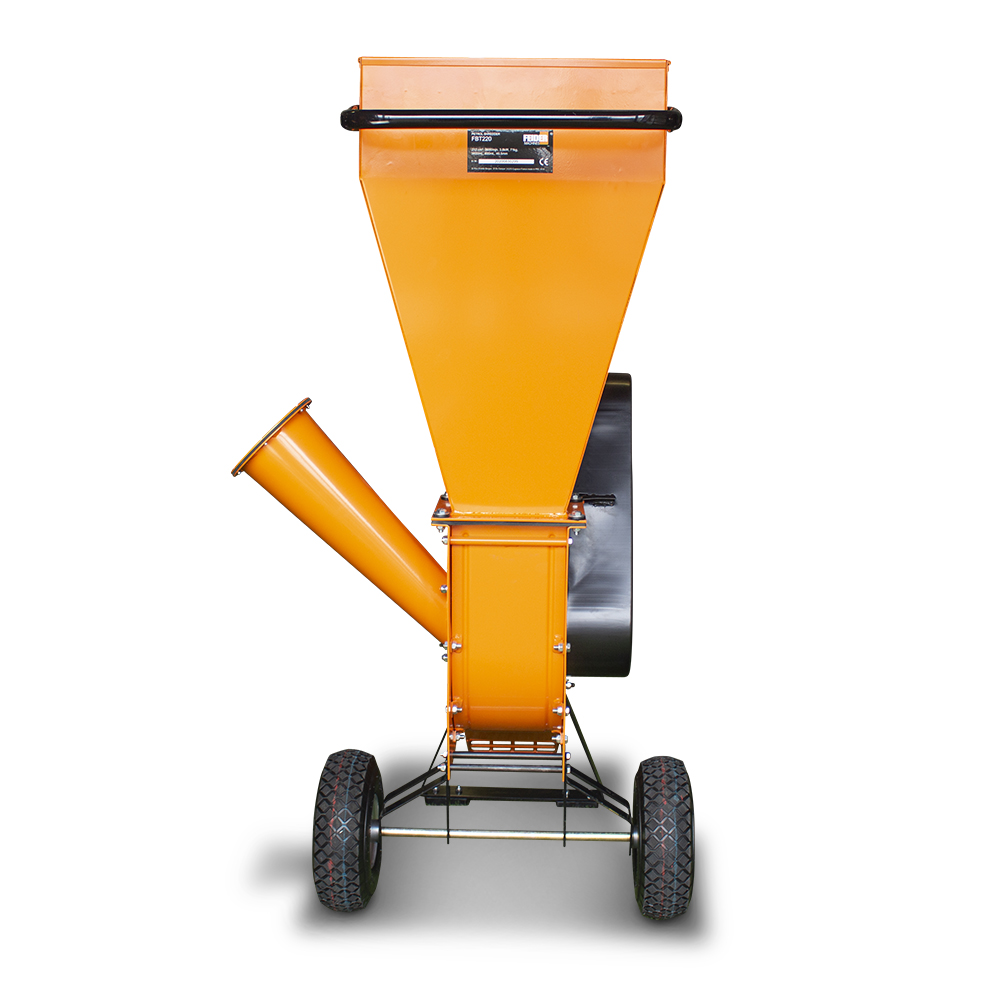 Štěpkovač, drtič větví, benzínový motorový drtič, 4,5 kW, do průměru max. 4,9 cm, FBT220 FEIDER